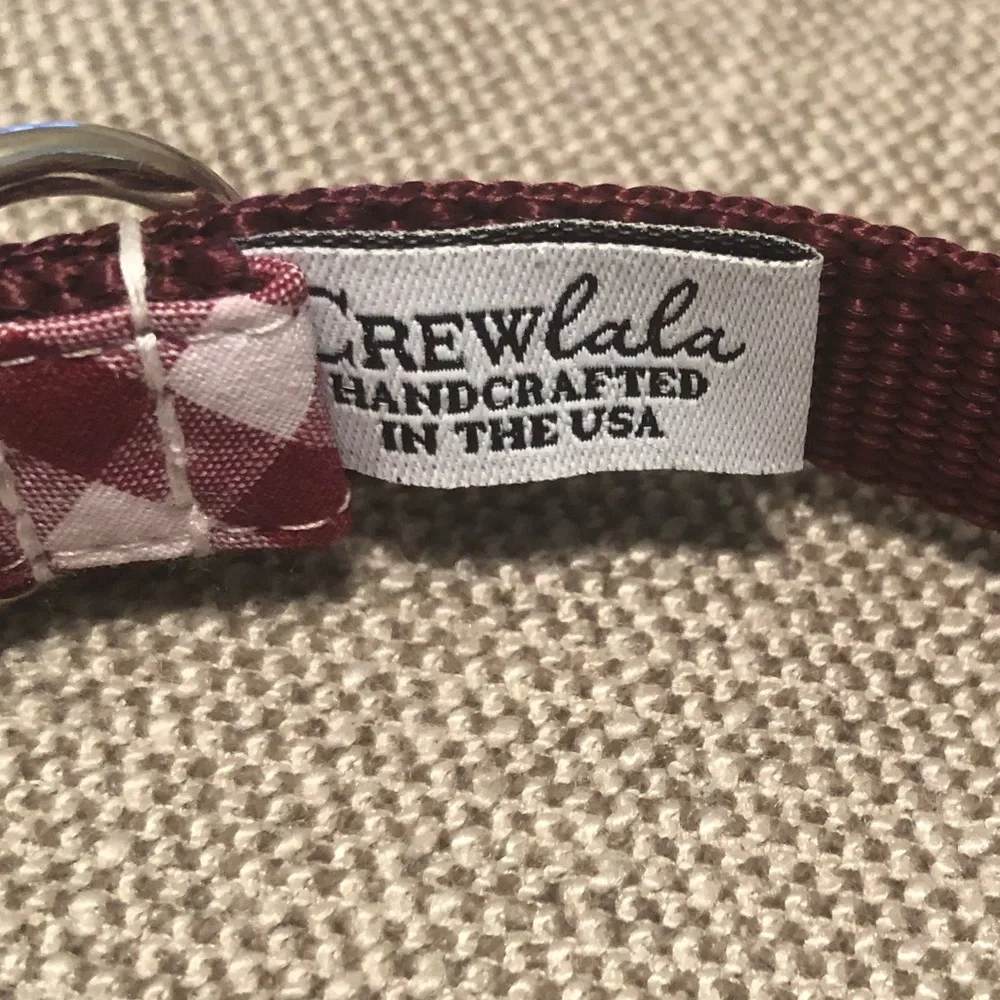 CREWlala Bow Tie Collar & Leash Size M